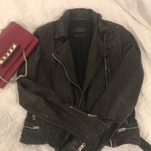 All Saints leather jacket